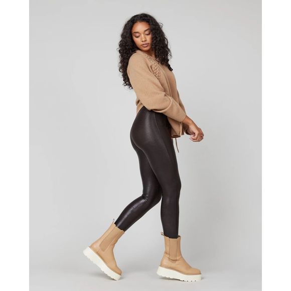 NWT Spanx Faux Leather Croc Leggings size 2x - Picture 2 of 9